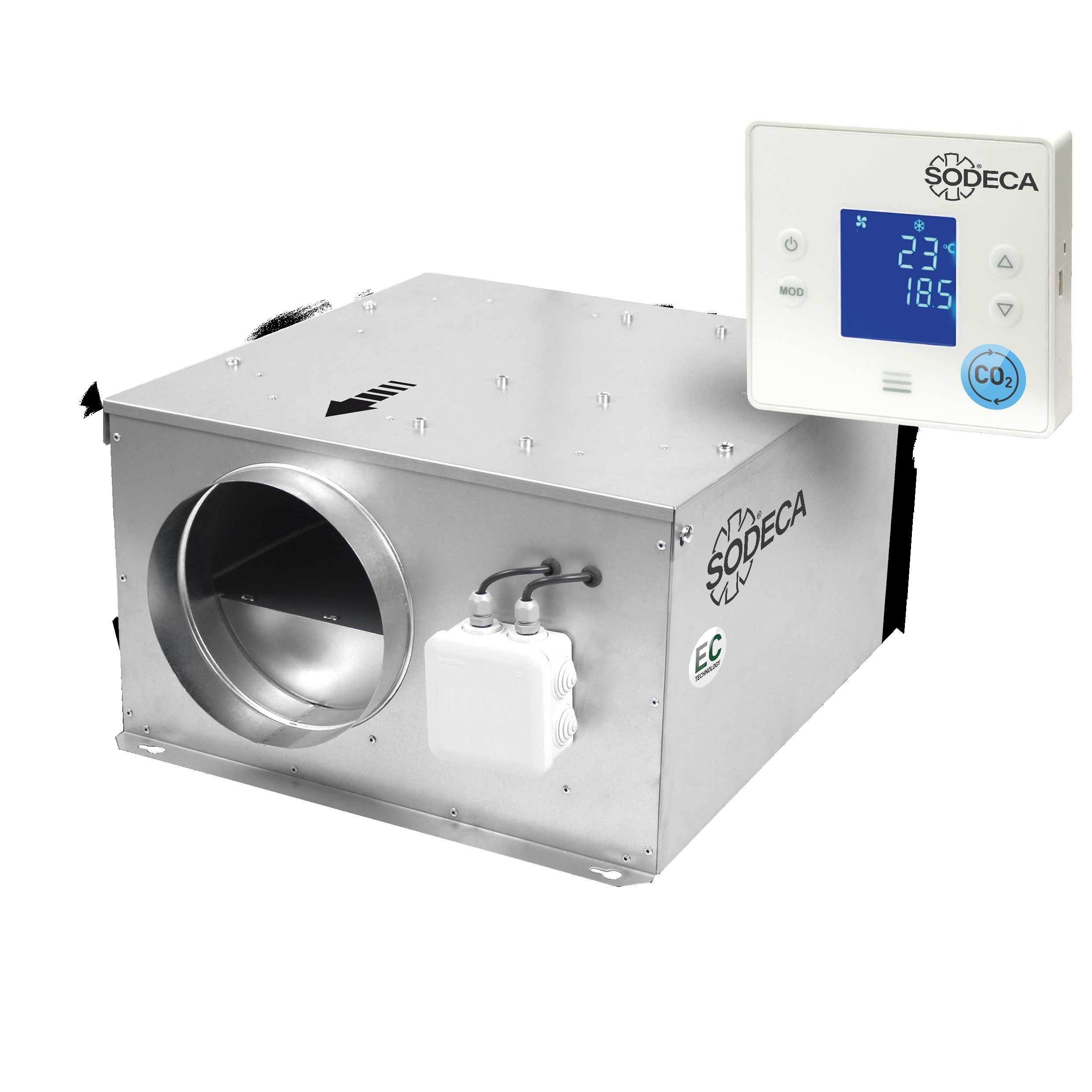 SODECA KIT SVE PLUS CO2 EC efficient fan