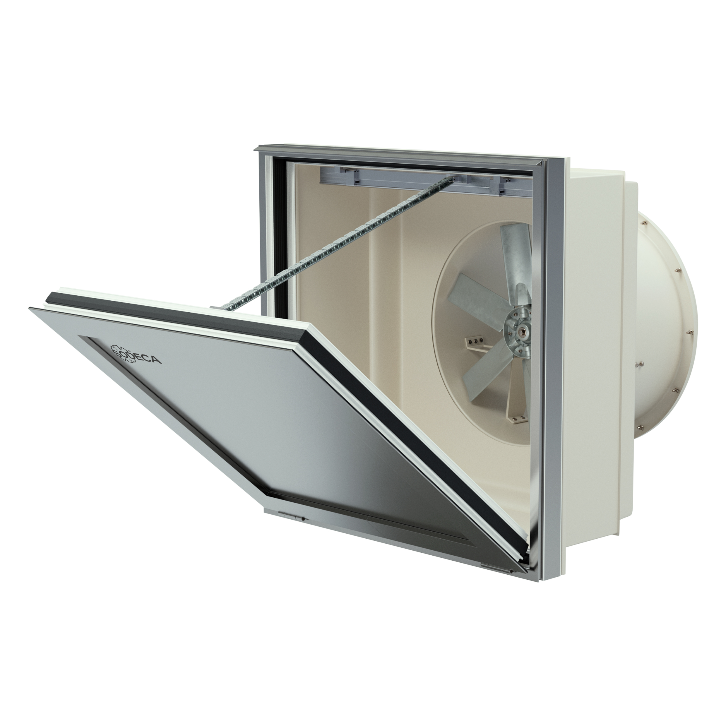 SODECA THT-WALL motorised hatch fan