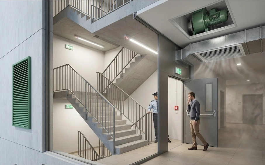 Staircase Pressurization Systems Explained