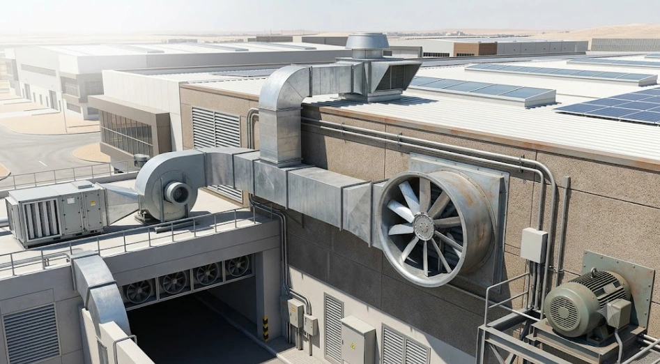 Industrial Exhaust Fans in UAE: How to Choose the Right Fan for Your Project