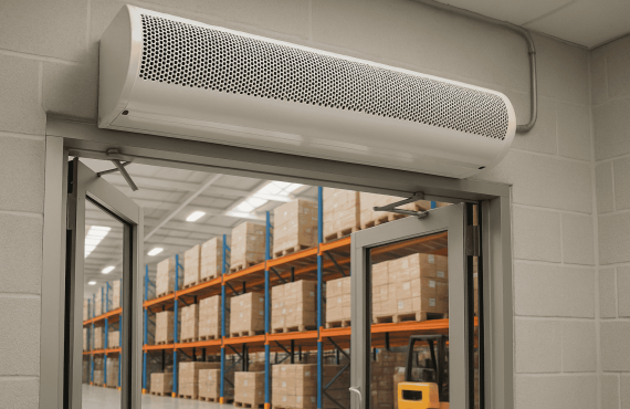 Benefits of Air Curtains Commercial and Industrial Spaces