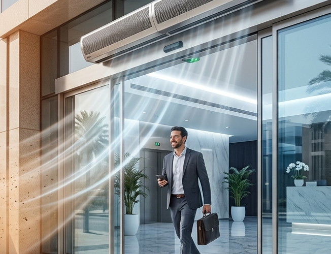 air-curtain-sensor-uae-energy-efficient-hvac